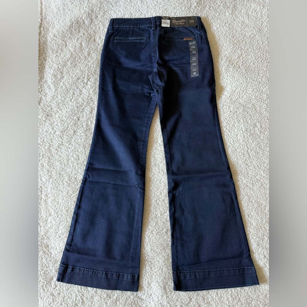 Wrangler Retro Mae Mid Rise Wide Leg Women's Jeans Size 5/6 x 30 New with Tags